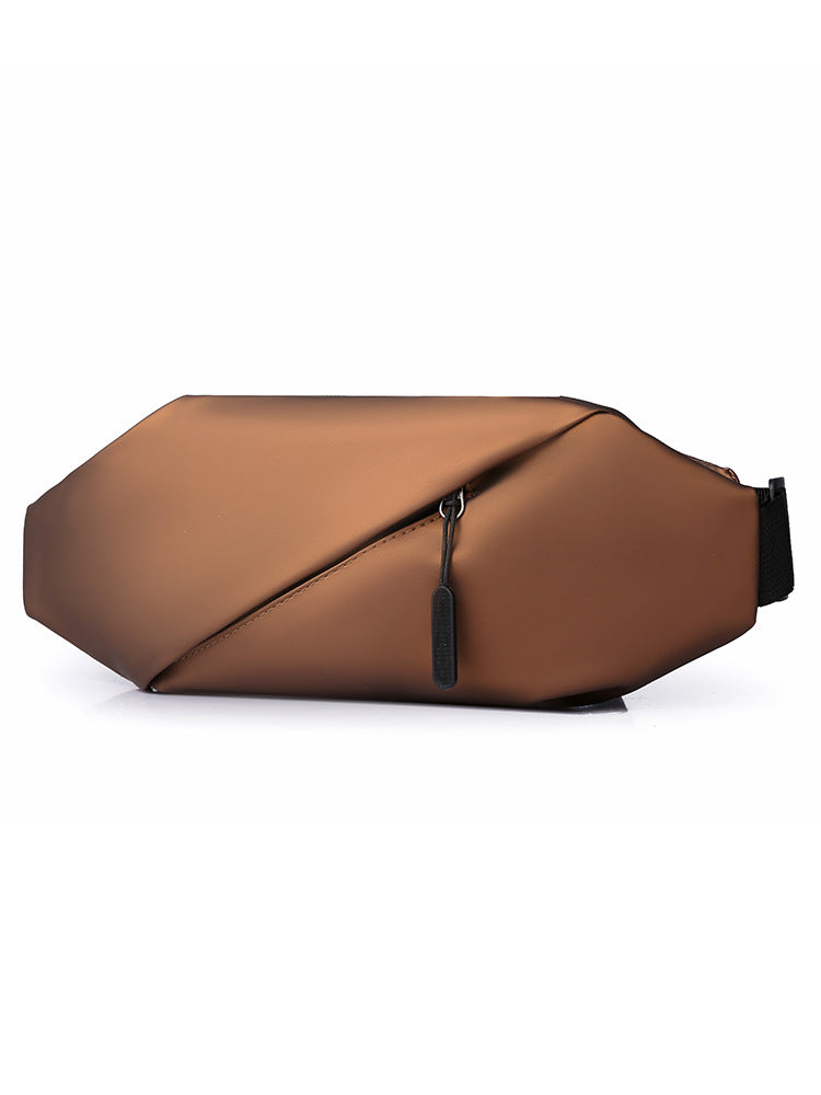 Moderne Strukturierte Leder Sling Bag Brehn