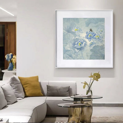 Gerahmtes florales Naturkunstwerk