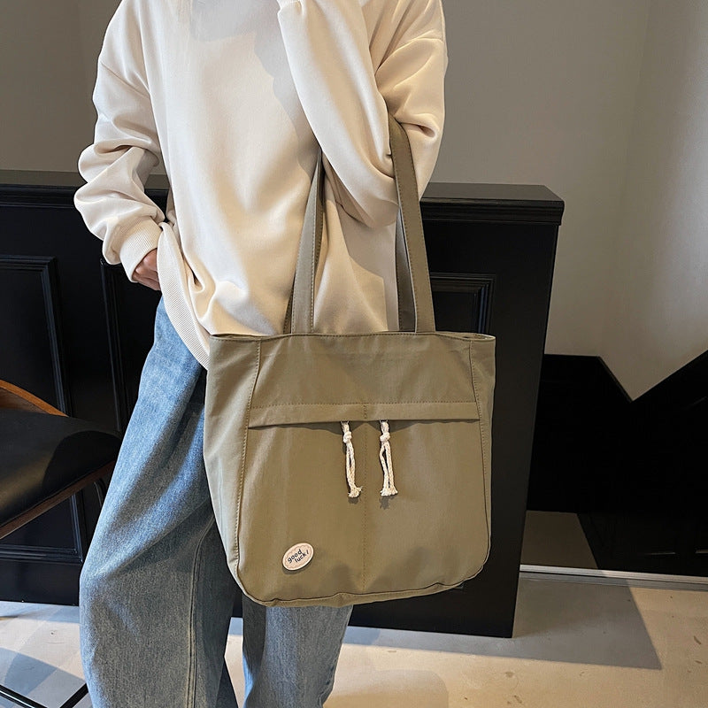 Lässige Canvas Tote Bag Brehn mit mehreren Taschen