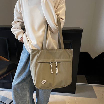 Lässige Canvas Tote Bag Brehn mit mehreren Taschen