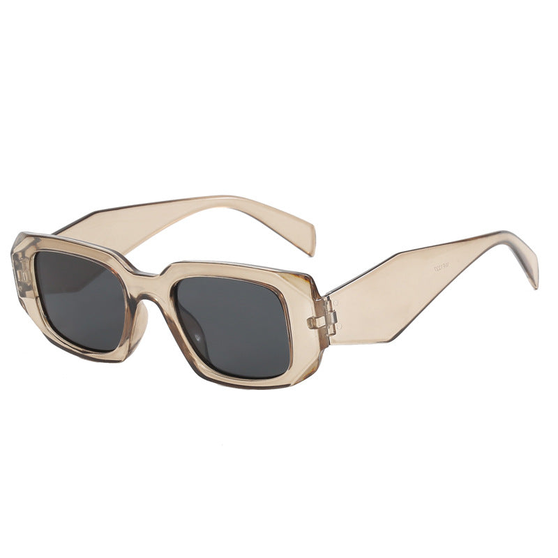 Damen modische oversized Sonnenbrille im angesagten Rechteck-Design Brehn