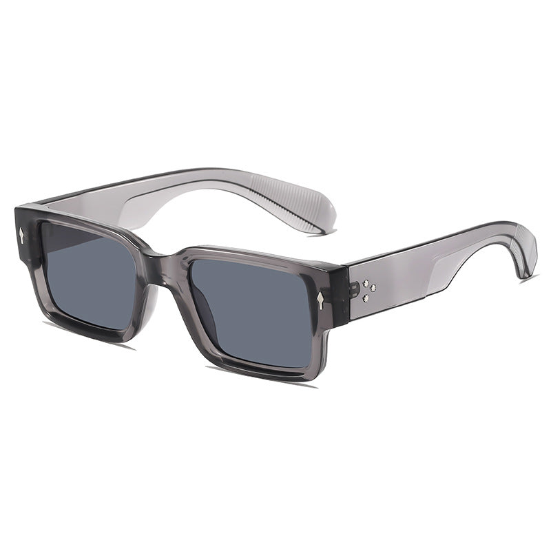 Moderne Minimalistische Quadratische Sonnenbrille Brehn