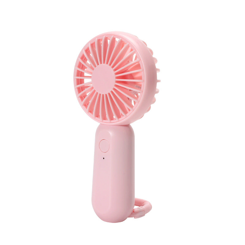 Unisex nan tragbarer Mini-Handventilator mit USB-Aufladung und Trageschlaufe Brehn