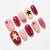 Kreatives Design Press-On Nagelkunst Brehn