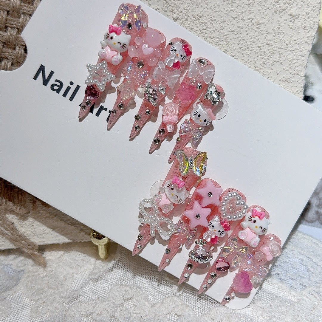 Niedliches Charakter-Themen-Nagelkunst-Set