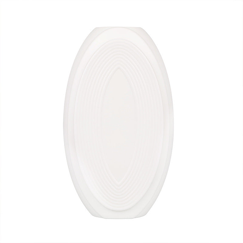 Texturierte ovale dekorative Vase Brehn