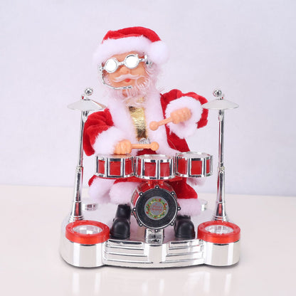 Dekorative Weihnachtsmannfigur mit Süßigkeit