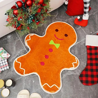 Weihnachtsbaumförmiger Teppich