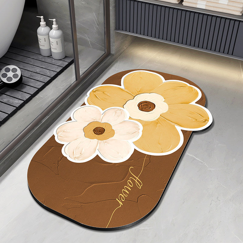 Blumenförmige Badematte Brehn