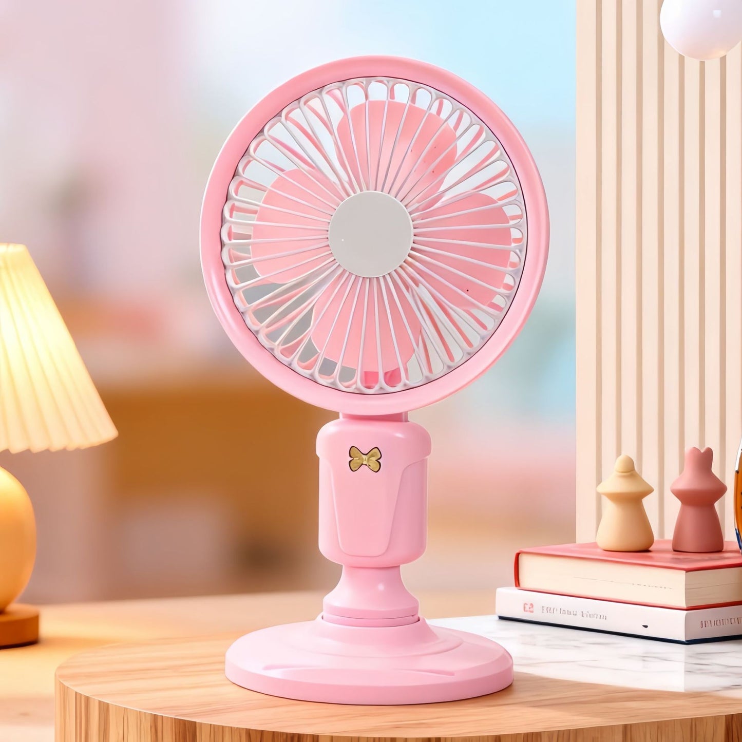 Damen Tragbarer Tischventilator im verspielten Design Brehn