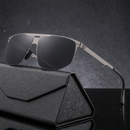 Trendy Quadrat Rahmen Sonnenbrille Brehn