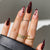 Glamourös Glitzerndes Press-On Nagelset Brehn