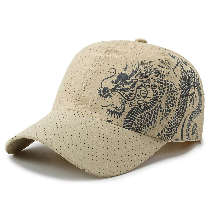 Herren Sportliche Cap mit Drachenmuster Brehn