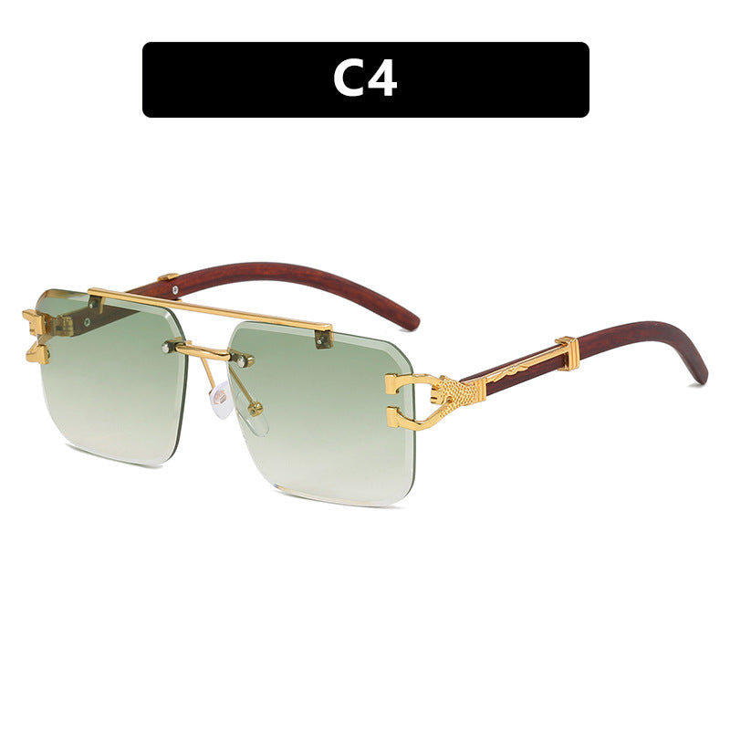 Damen modische Brille mit innovativem Rahmen und luxuriösem Holzdetail Brehn
