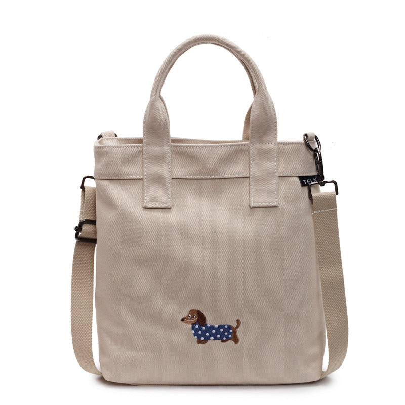 Stylische Canvas-Handtasche Brehn
