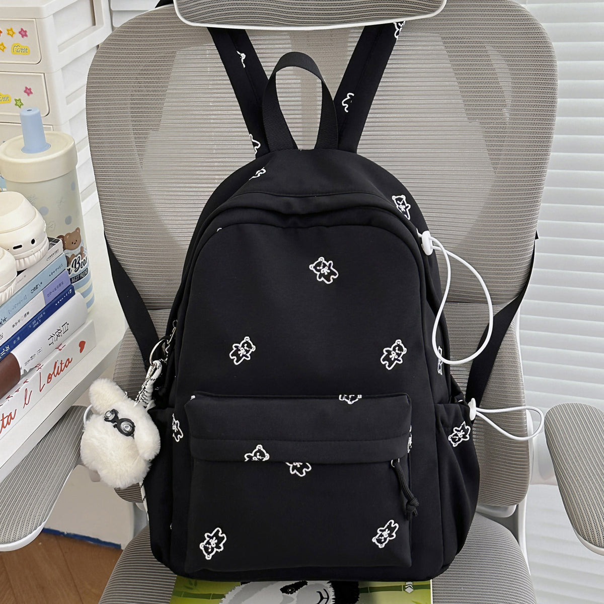 Stylische bestickte Freizeit-Rucksack Brehn 1791205607