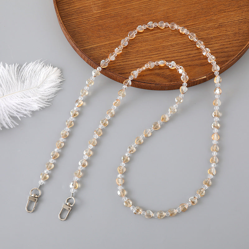 Elegante Perlen Brillenband Brehn