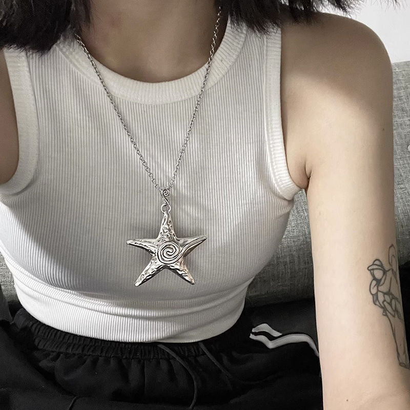 Statement Star Anhängerhalskette Brehn