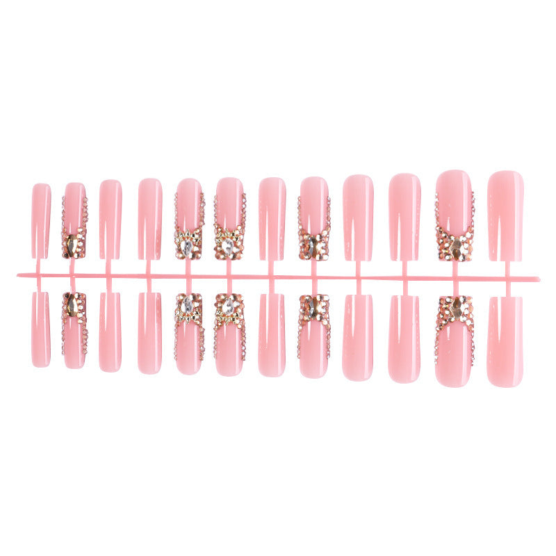 Kunstnagelset mit Glitzerverzierungen Brehn