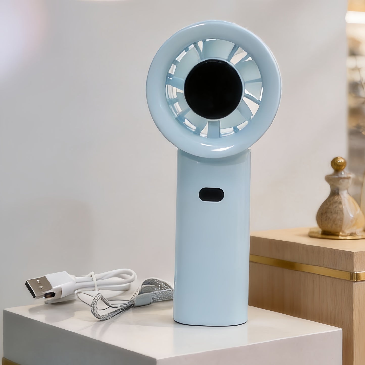 Damen Tragbarer Mini-Lüfter mit USB-Ladefunktion Brehn