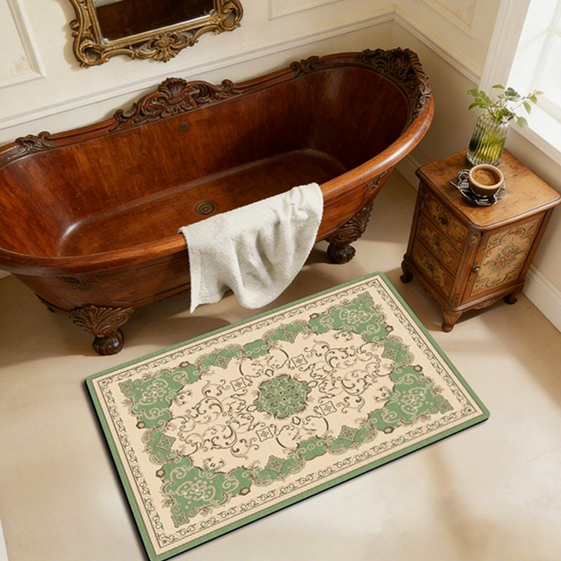 Elegante Vintage Blumen Badematte Brehn 1788245864
