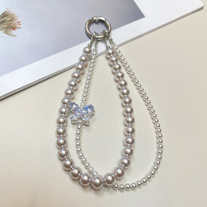 Eleganter Perlenbesetzter Brillenkettenhalter Brehn