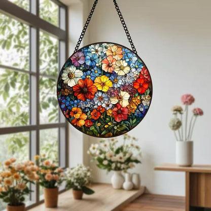 Dekorative Totenkopf Buntglas Wandkunst Brehn