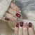 Festliche Feiertags-Acryl-Nagelkunst Brehn