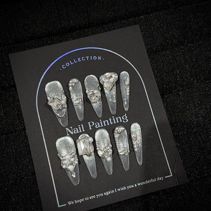 Glamouröse Dekorative Nagelkunst Kollektion
