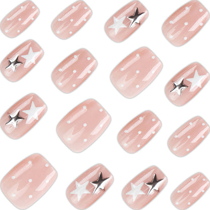 Stern-Verzierte Gel-Nagelkunst Brehn