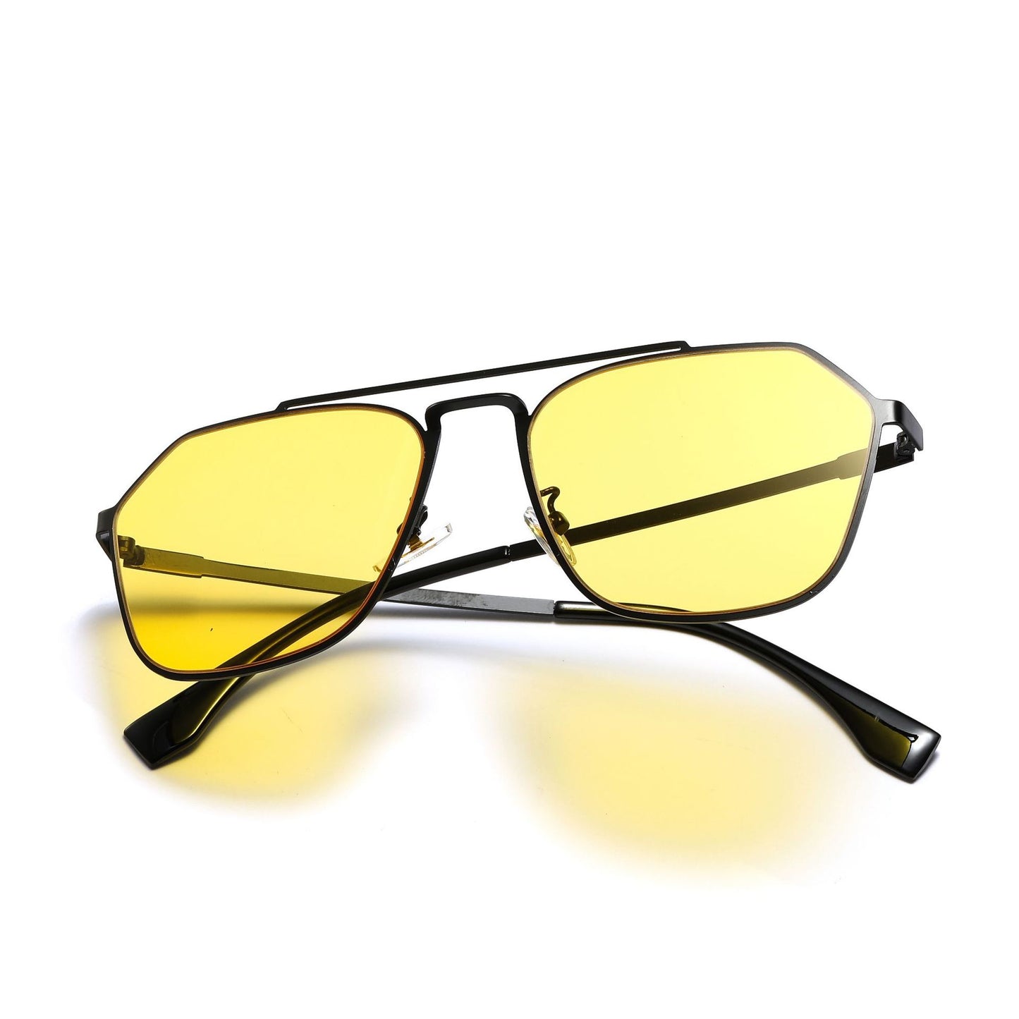 Damen modische Achtkant Sonnenbrille mit UV-Schutz Brehn