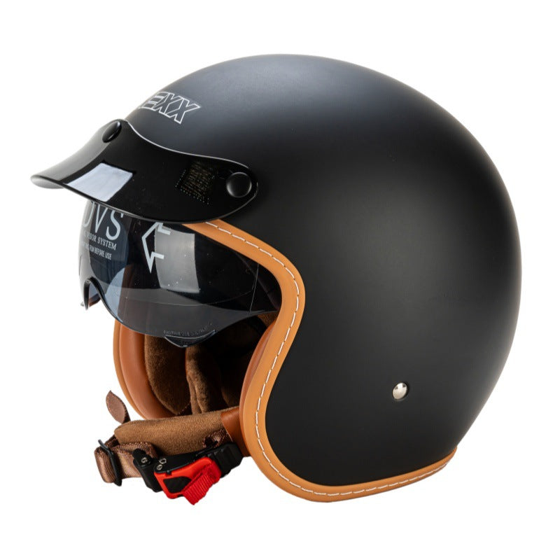 Klassischer offener Motorradhelm Brehn