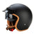 Retro Halbschalen-Motorradhelm mit Visier Brehn