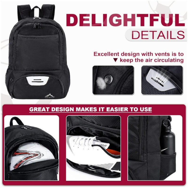 Multi-Funktionaler Sport-Rucksack mit Schuhfach Brehn