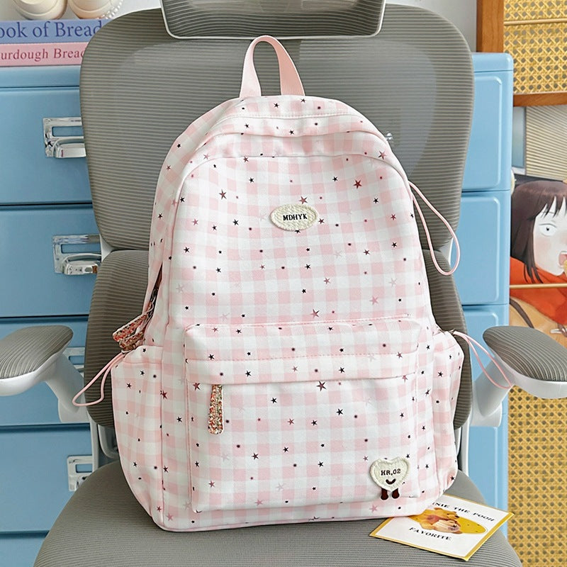 Stylischer kariert Mini Rucksack Brehn