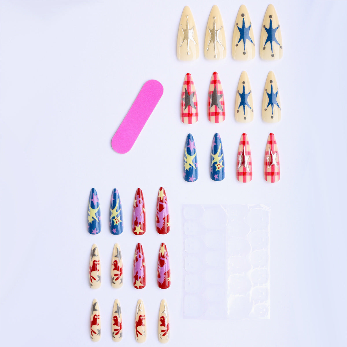 Kunstfingernägel mit Kreativem Pop-Art Design Brehn