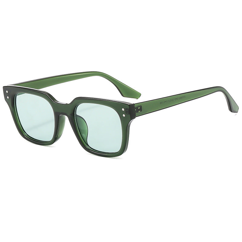 Herren Retro Quadrat Sonnenbrille Brehn