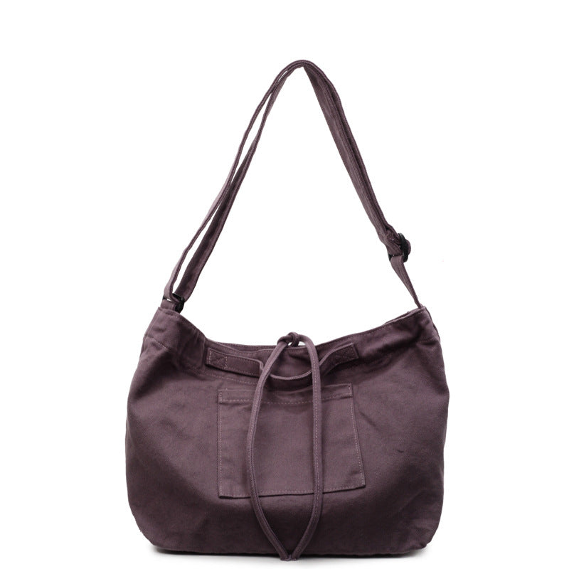 Lässige Zugband-Schultertasche Brehn