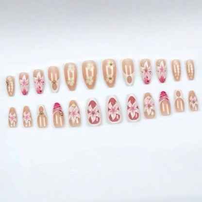 Floral 3D Nagelkunst Brehn
