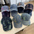 Damen Destroyed Denim Baseball Cap Brehn