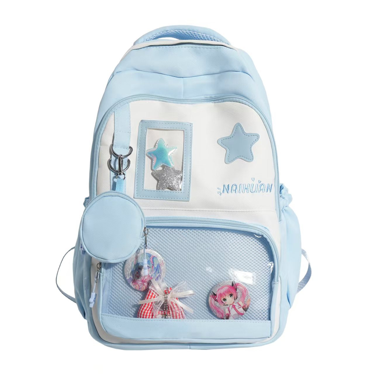 Kreativer transparenter Front-Rucksack Brehn