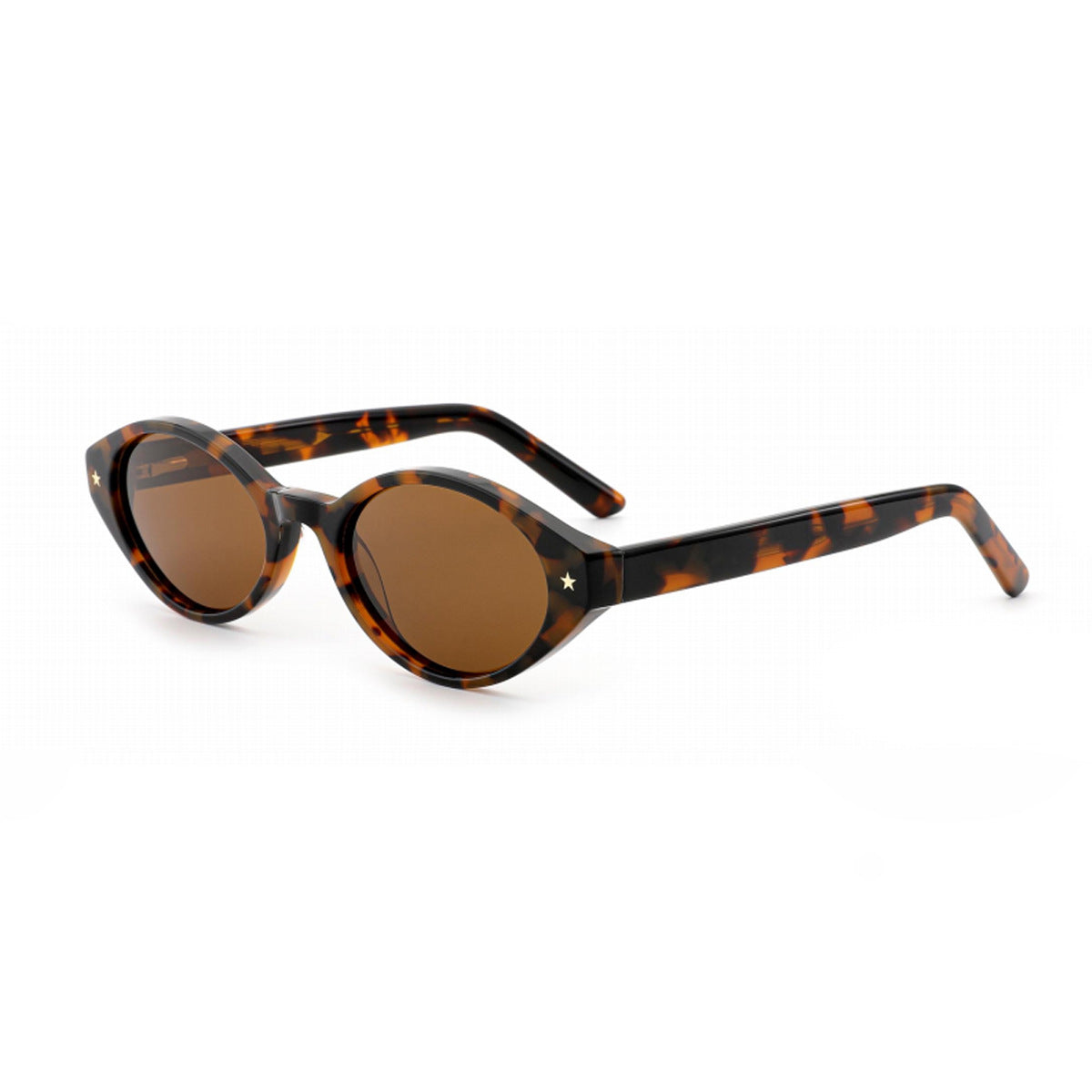 Damen Sonnenbrille im ovalen Retro-Design mit höchstem UV-Schutz Brehn