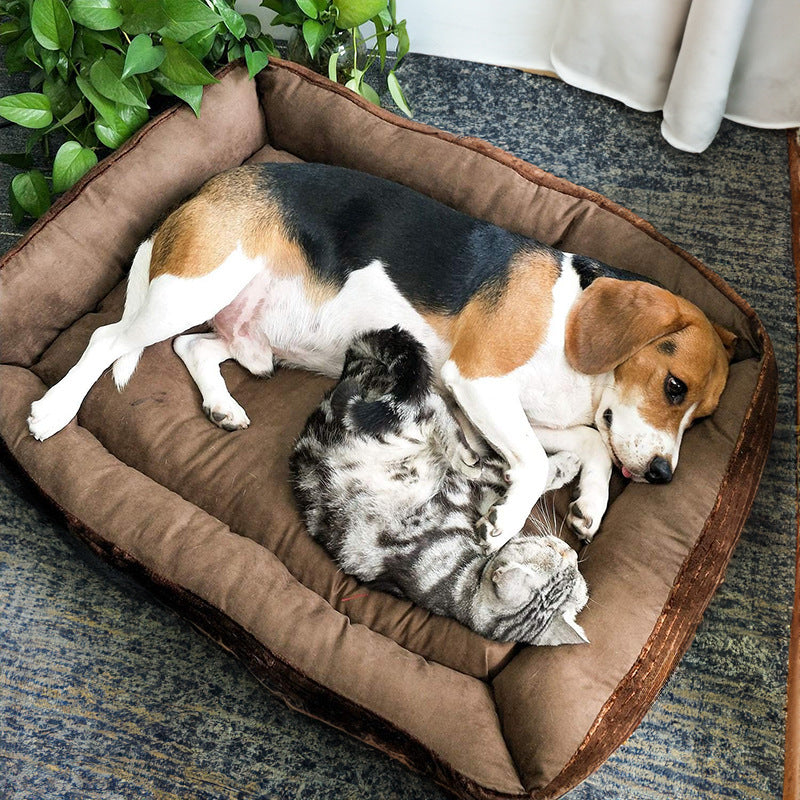 Plüsch Orthopädische Hundematratze Hundebett