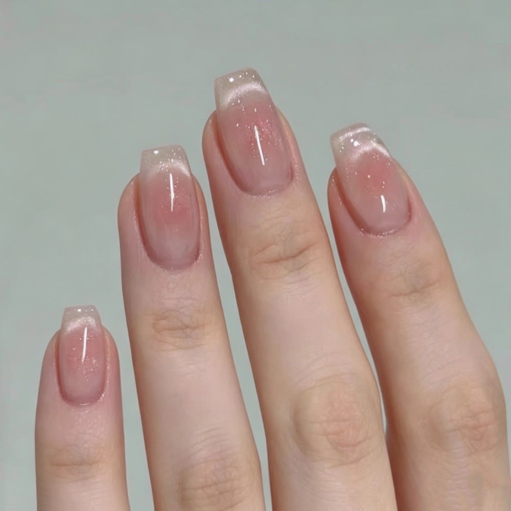 Premium French Tip Press-On Nail Design Brehn