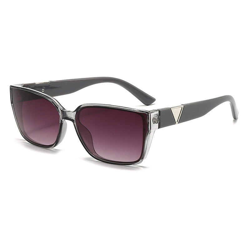 Damen Oversized quadratische Sonnenbrille mit eleganten Akzenten Brehn