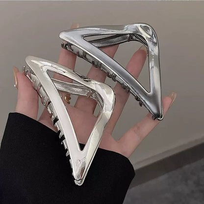 Geometrische Metall-Haarspange Brehn