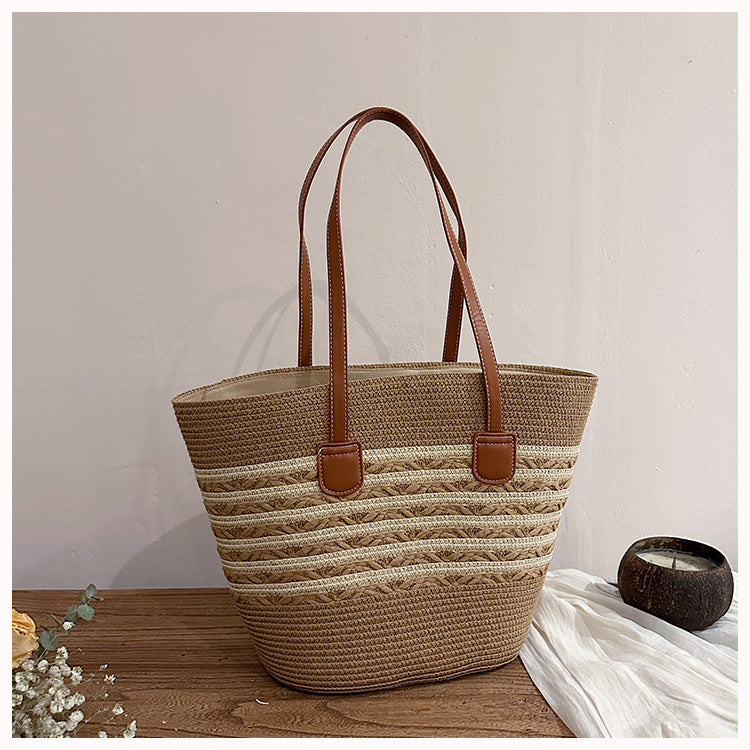 Strohmärktasche