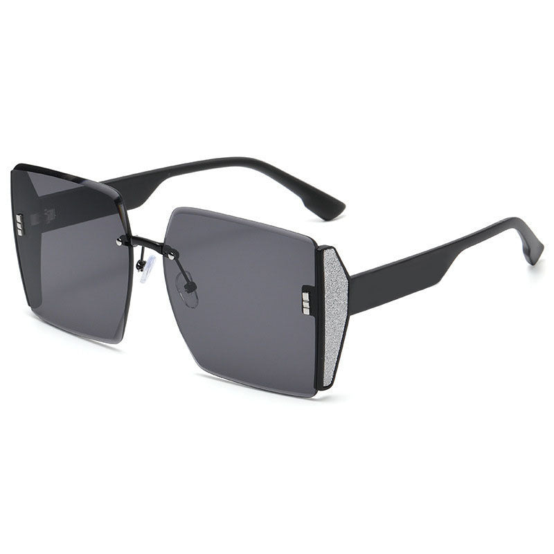 Damen oversized quadratische Sonnenbrille mit uv-schutz Brehn