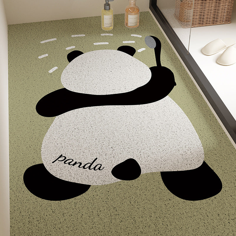 Niedlicher Cartoon Panda Badteppich