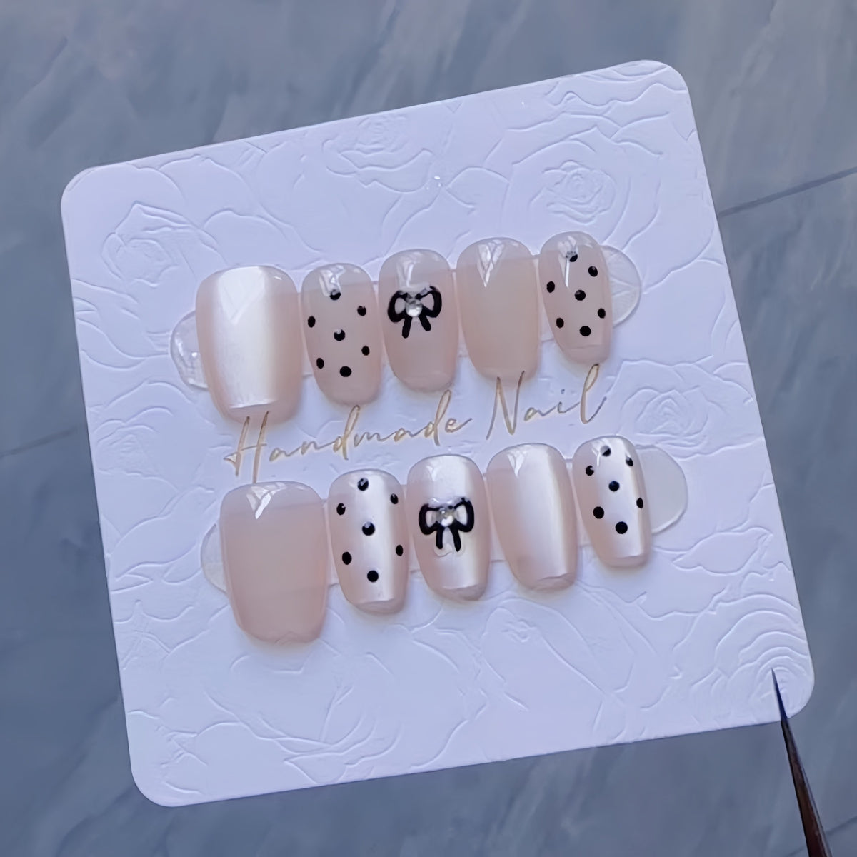 Handgemachtes Nail Set Brehn